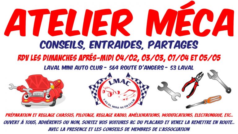 You are currently viewing 2ème Ateliers Méca – 3 Mars 2024 « Annulé »