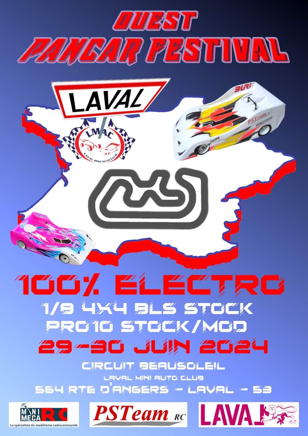 You are currently viewing 1er festival PANCAR 1/8 et 1/10 : 29/30 Juin 2024